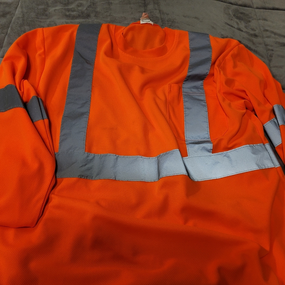 ANSI 2 orange/high vis LONG SLEEVED shirt
